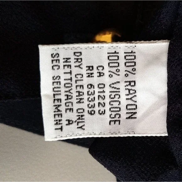 🔥Host Pick🔥 Vintage Parisian style navy blouse - Picture 3 of 9